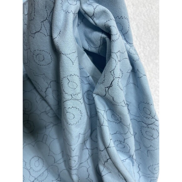 Anthropologie Marimekko Midi Skirt Blue Piirto Unikko Preppy Retro Size 34 New - Picture 7 of 13